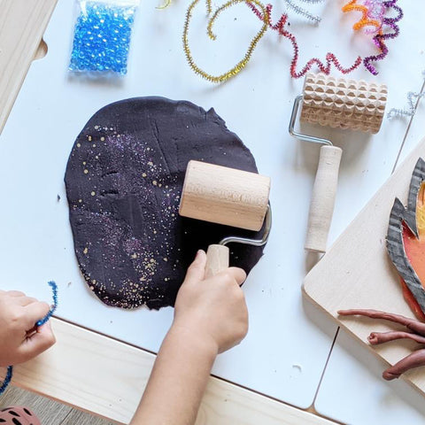 Play Dough Tools- Wooden Rolling Pins - Set of 2