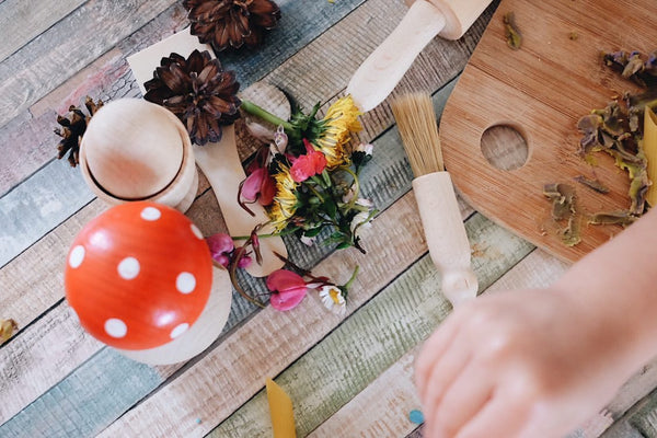 Wooden Kitchen Play Set
