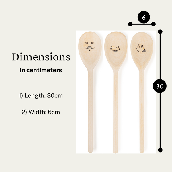 Emoji Wooden Spoon Set