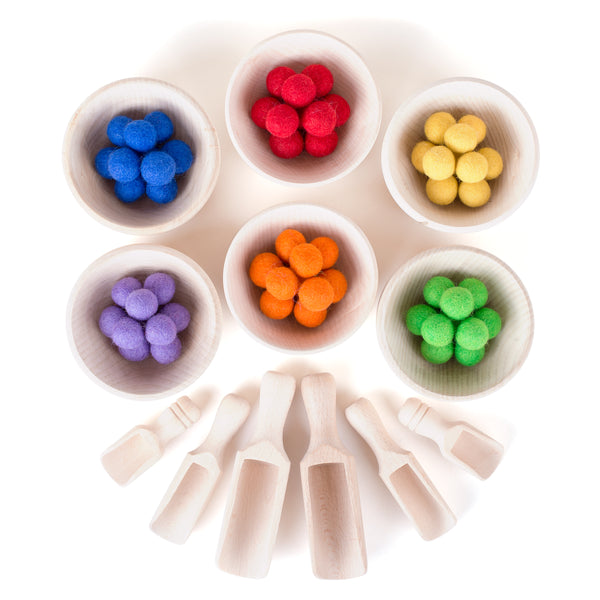 Rainbow Colours Sorting Set