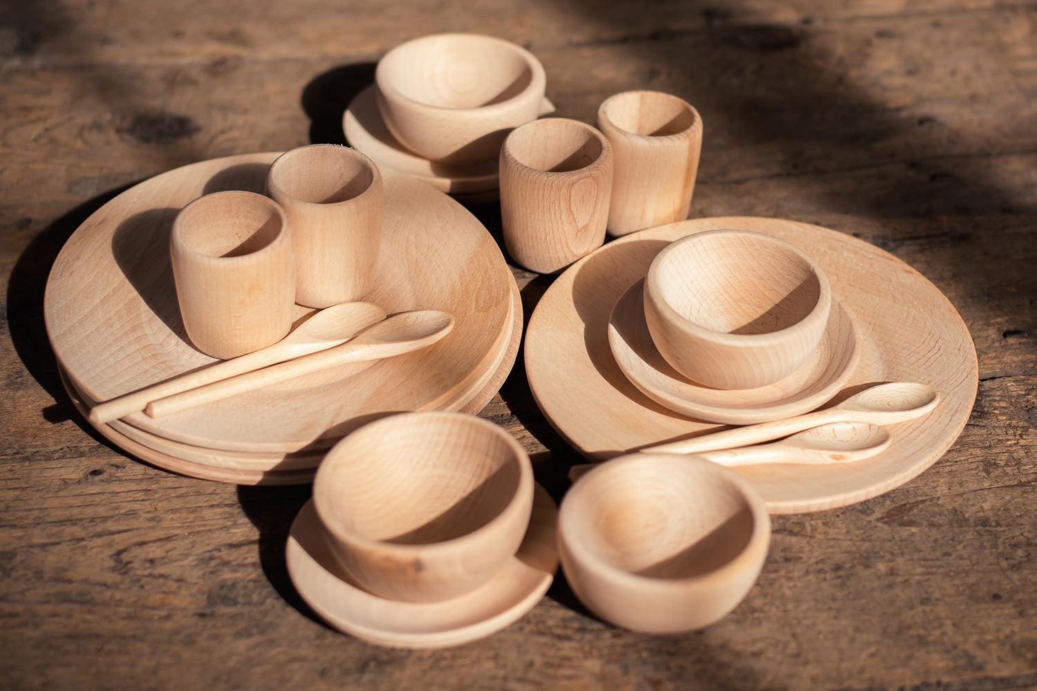 Wooden Dinner Set My Treasure Toys