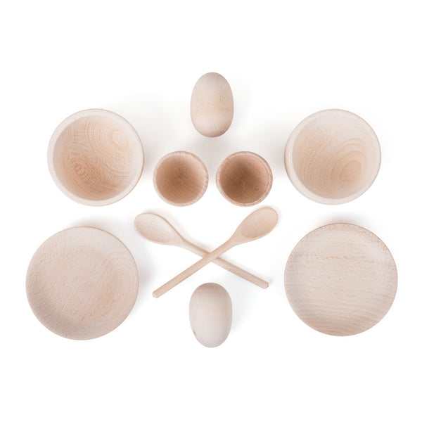 Wooden Breakfast Set