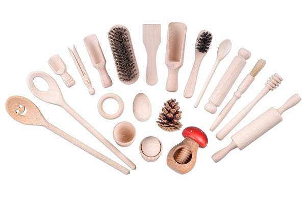 Treasure Basket Wooden Top-up Set