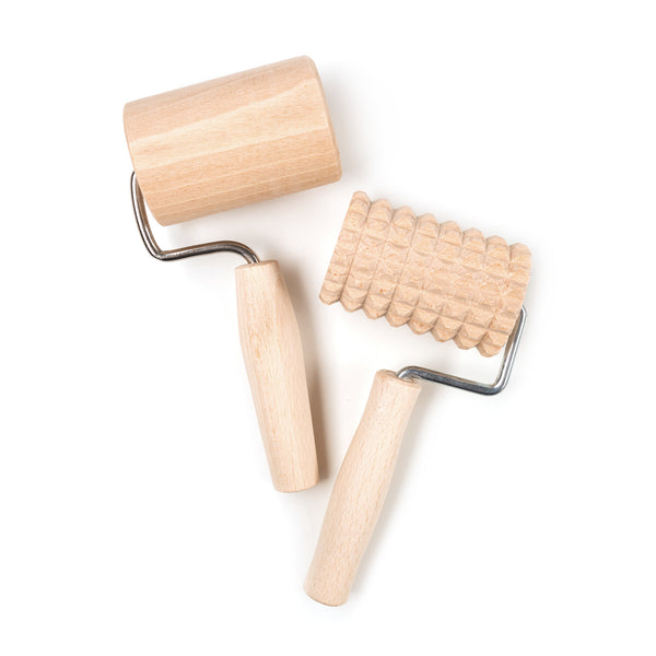 Play Dough Tools- Wooden Rolling Pins - Set of 2