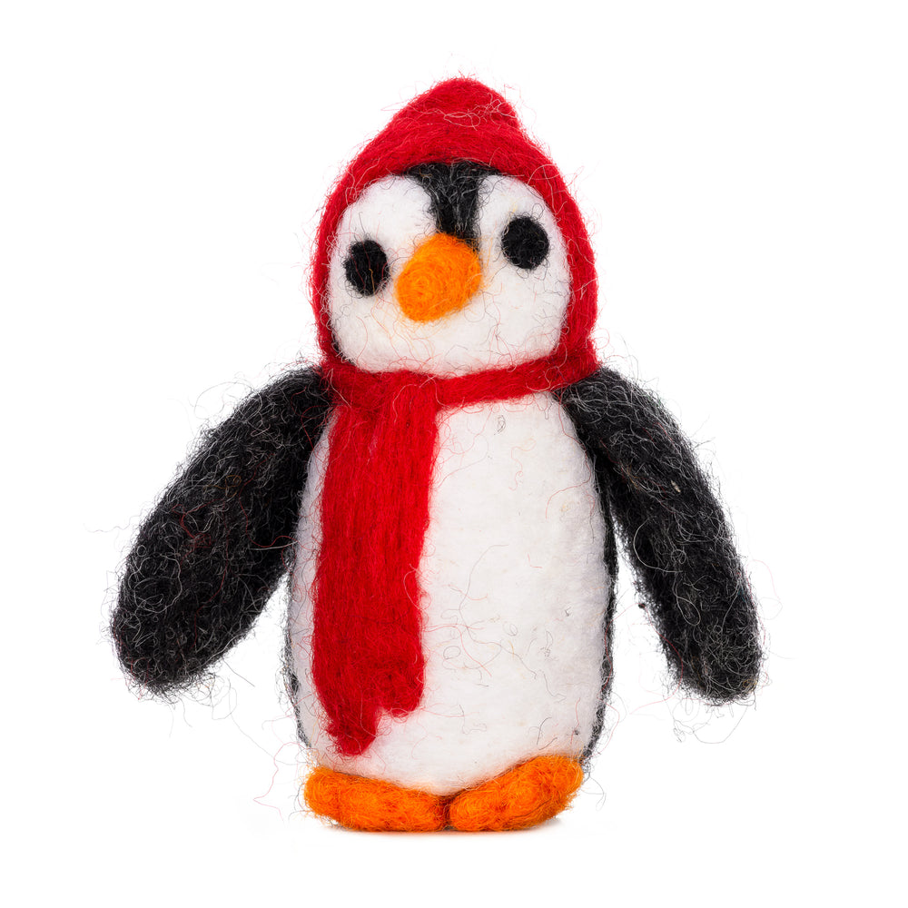 Felt Penguin Figure