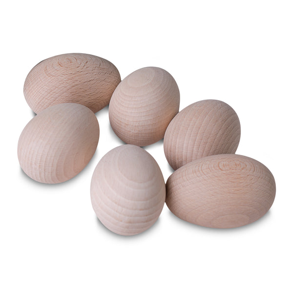 Wooden Eggs - Set of 6