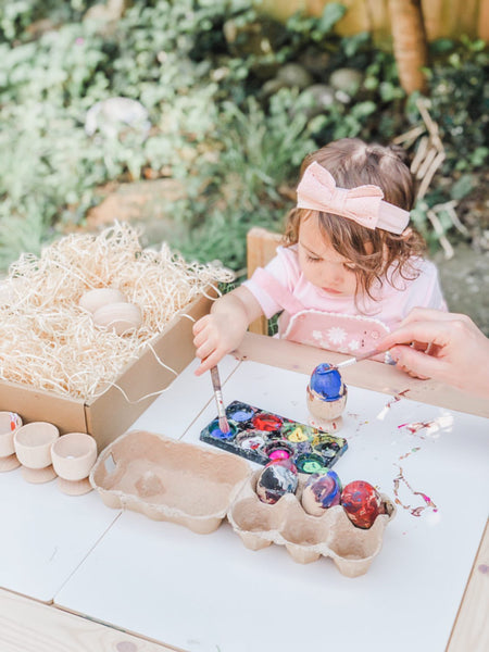 Wooden Eggs - Set of 6