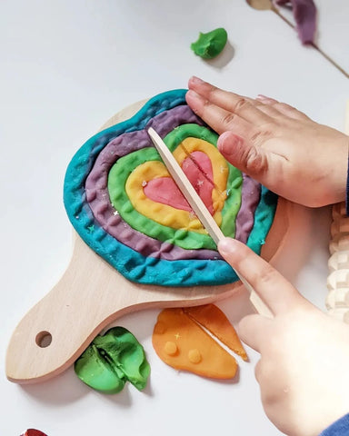 Mini Play Dough Board & Knife Set