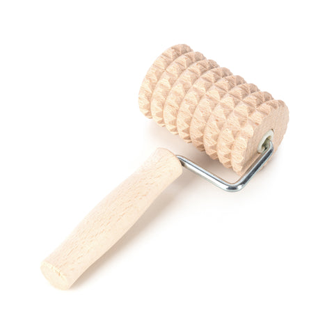 Playdough Wooden Rolling Pin - Spiked / Textured