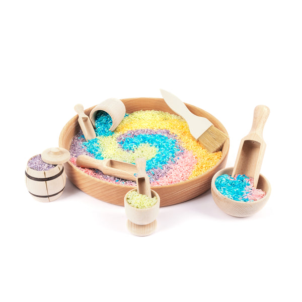 Montessori Wooden Sensory Bin