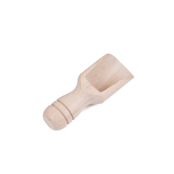 Mini wooden scoop