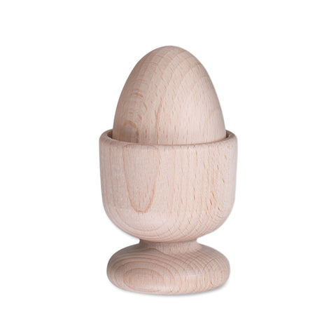 Wooden Egg & Cup