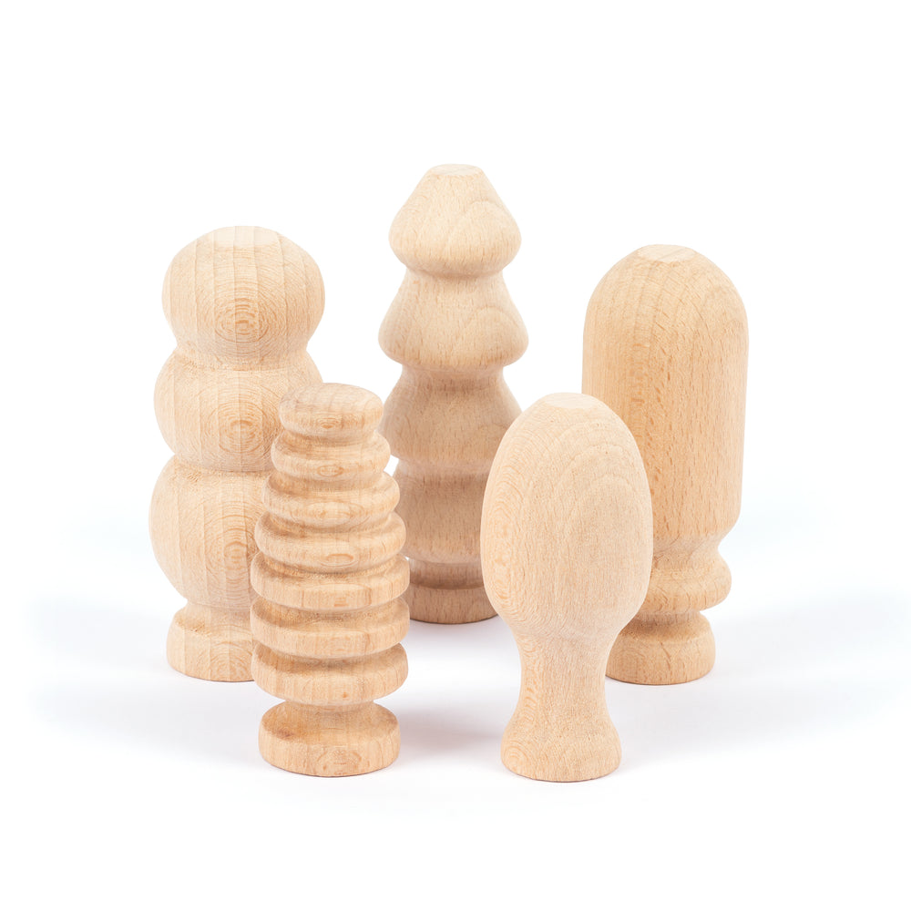 Wooden Forest Tree Set